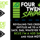 Four-Twenty Savage Script Tee (LW) - Carolina
